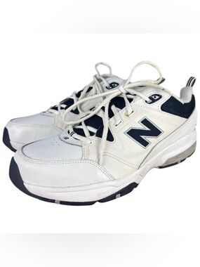 New Balance 609v2 Shoes White Navy Sneakers MX609V2Y Mens Size 13 2E Wide
